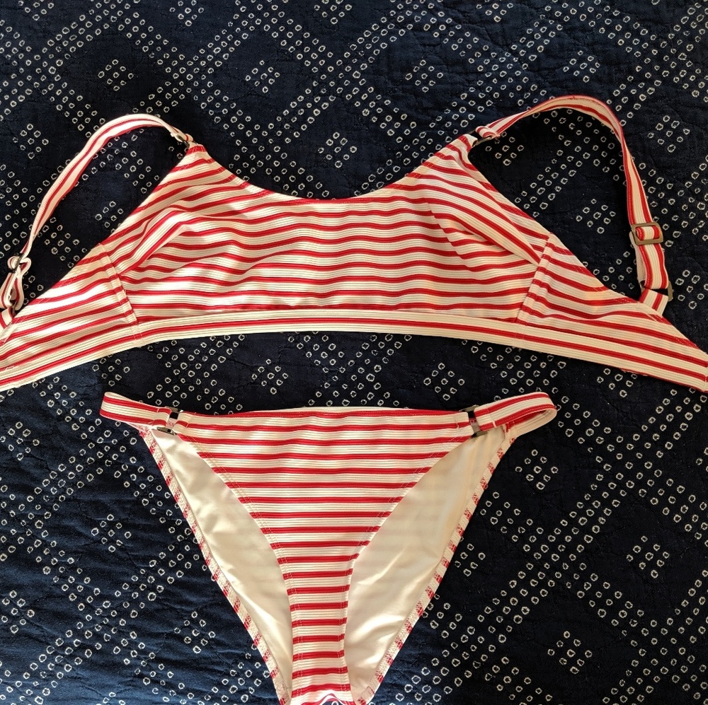 ASOS Wolf & Whistle Two Piece Swim Suit